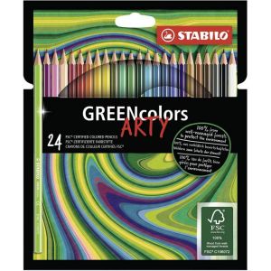 STABILO GREENcolors 24 db `ARTY&#39; zsírkréta