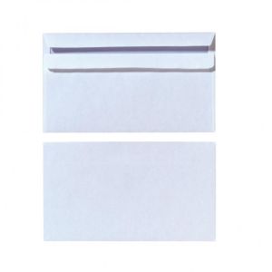 DL Herlitz öntapadós postai borítékok belső nyomattal, fehér, 100 db