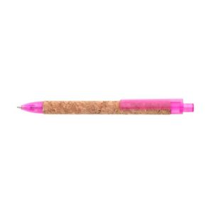 CORK golyóstoll rózsaszín parafa felülettel