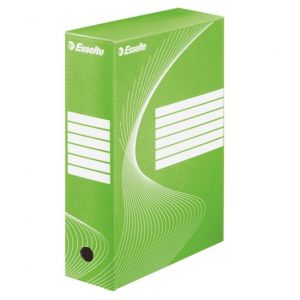 Archív doboz Esselte 100mm zöld/fehér