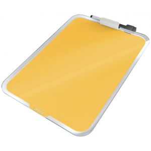 Flipchart asztali üveg Leitz Cozy meleg sárga