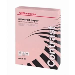 Színes papír Office Depot A4, pasztell rózsaszín, 80 g/m2
