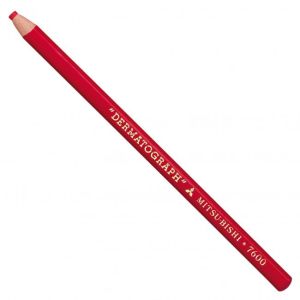 Színes ceruza uni DERMATOGRAPH 7600 piros