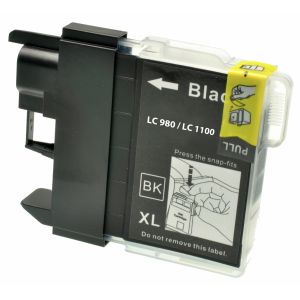 Brother LC980BK tintapatron, fekete (black), alternatív