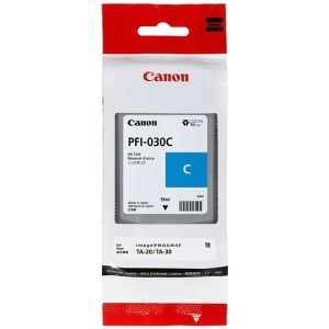 Canon PFI-030C, 3490C001 tintapatron, azúr (cyan), eredeti