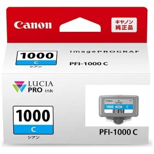 Canon PFI-1000C tintapatron, azúr (cyan), eredeti