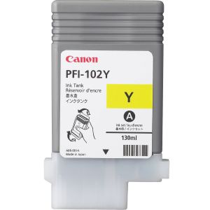 Canon PFI-102Y tintapatron, sárga (yellow), eredeti