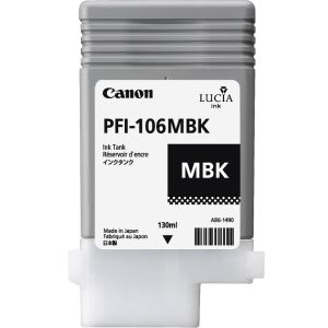 Canon PFI-106MBK tintapatron, matt fekete (matte black), eredeti