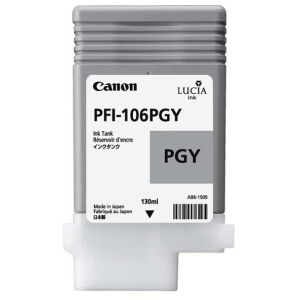 Canon PFI-106PGY tintapatron, fotó szürke (photo gray), eredeti