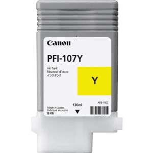 Canon PFI-107Y tintapatron, sárga (yellow), eredeti