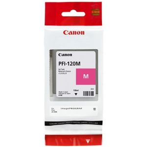 Canon PFI-120M tintapatron, bíborvörös (magenta), eredeti