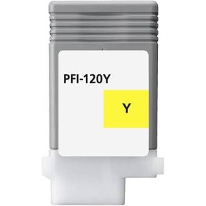 Canon PFI-120Y tintapatron, sárga (yellow), alternatív