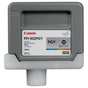 Canon PFI-302PGY tintapatron, fotó szürke (photo gray), eredeti