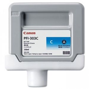 Canon PFI-303C tintapatron, azúr (cyan), eredeti