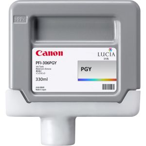 Canon PFI-306PGY tintapatron, fotó szürke (photo gray), eredeti