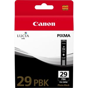 Canon PGI-29PBK tintapatron, fotó fekete (photo black), eredeti