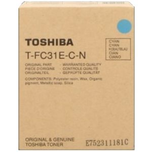 Toner Toshiba T-FC31E-C-N, azúr (cyan), eredeti
