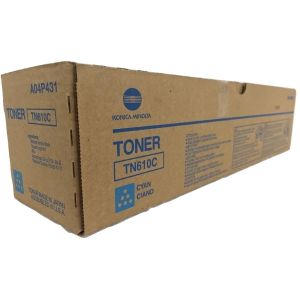 Toner Konica Minolta TN610C, A04P450, azúr (cyan), eredeti