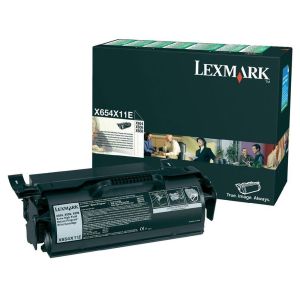 Toner Lexmark X654X11E (X654, X656, X658), fekete (black), eredeti