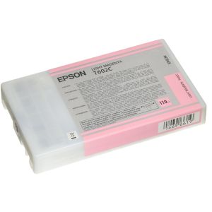 Epson T602C tintapatron, világos bíborvörös (light magenta), eredeti