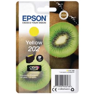 Epson 202 tintapatron, sárga (yellow), eredeti