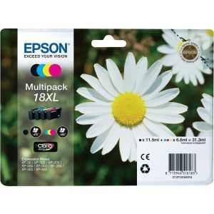 Epson T1816 (18XL), CMYK, négyes csomagolás tintapatron, többszínű, eredeti