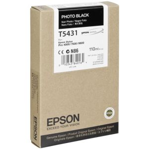 Epson T5431 tintapatron, fotó fekete (photo black), eredeti