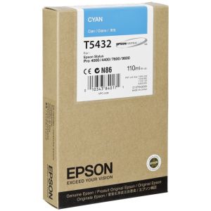 Epson T5432 tintapatron, azúr (cyan), eredeti
