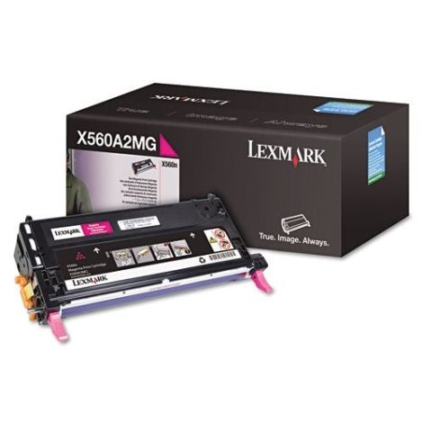 Toner Lexmark X560A2MG (X560), bíborvörös (magenta), eredeti