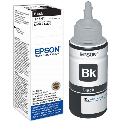 Epson T6641 tintapatron, fekete (black), eredeti