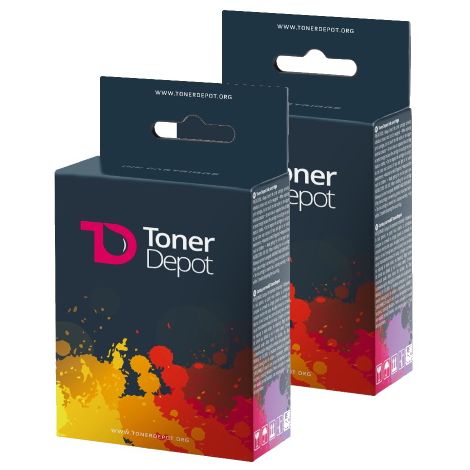 Epson T019, kettős csomagolás tintapatron, TonerDepot, fekete (black), prémium