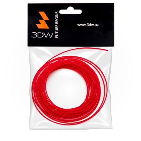 3DW - ABS izzószál 1,75 mm piros, 10 m, nyomtatás 220-250 °C D11604