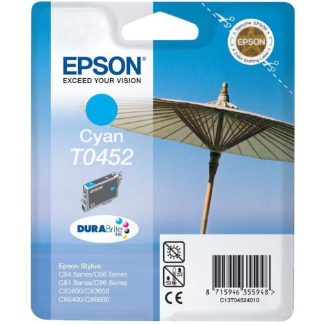 Epson T0452 tintapatron, azúr (cyan), eredeti