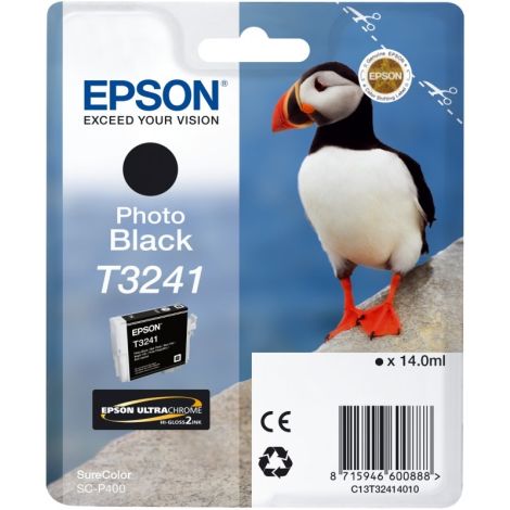 Epson T3241 tintapatron, fotó fekete (photo black), eredeti