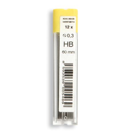 Grafit ceruza KOH-I-NOOR HB / 0,3 mm, 12 db