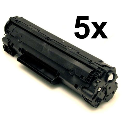 Toner Canon 725, CRG-725, ötös csomagolás, fekete (black), alternatív