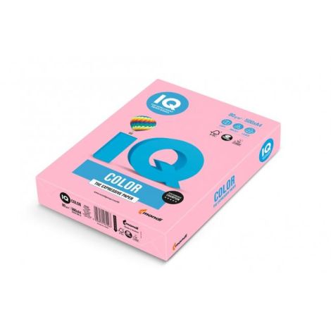 Színes papír IQ színű flamingó rózsaszín OPI74, A4, 80g