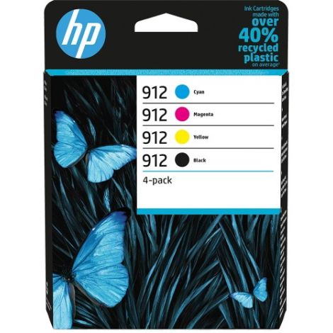 HP 912, 6ZC74AE, CMYK, négyes csomagolás tintapatron, többszínű, eredeti