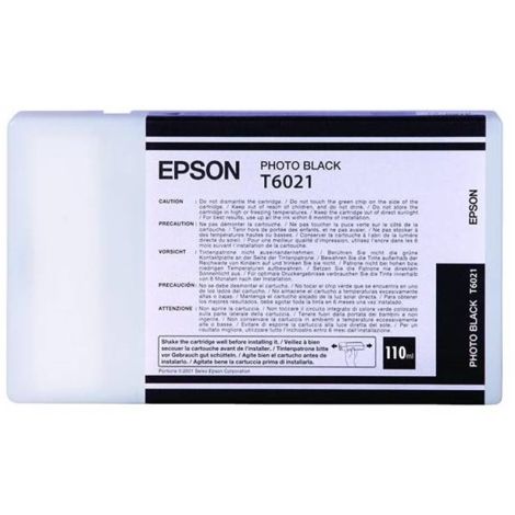 Epson T6021 tintapatron, fotó fekete (photo black), eredeti