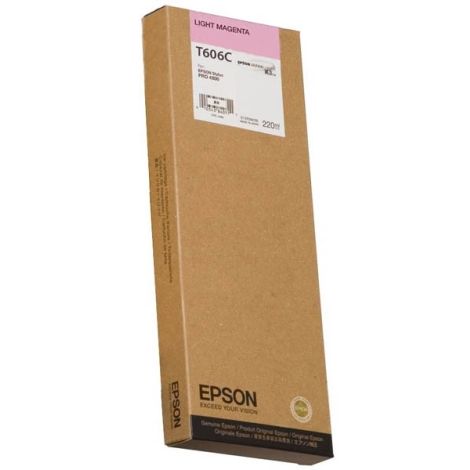 Epson T606C tintapatron, világos bíborvörös (light magenta), eredeti