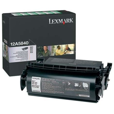 Toner Lexmark 12A5840 (T610, T612, T614), fekete (black), eredeti
