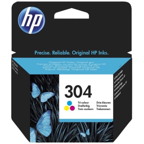 HP 304 (N9K05AE) tintapatron, színes (tricolor), eredeti