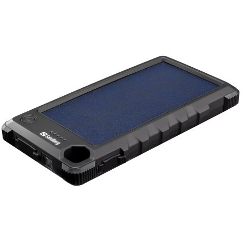 Sandberg Outdoor Solar Powerbank 10000 mAh, napelemes töltő, fekete 420-53