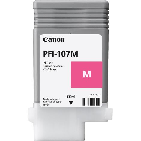 Canon PFI-107M tintapatron, bíborvörös (magenta), eredeti