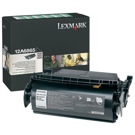 Toner Lexmark 12A6865 (T620, T622, X620), fekete (black), eredeti