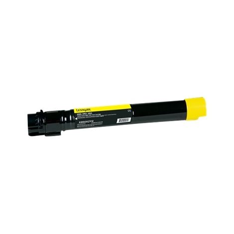 Toner Lexmark X950X2YG (X950), sárga (yellow), alternatív