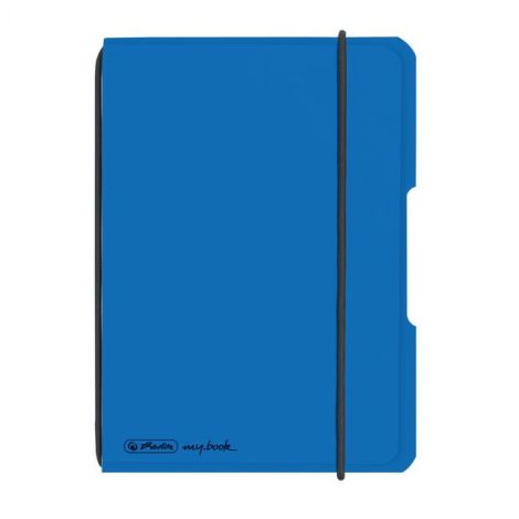 Notebook Herlitz my.book Flex A6 40 lap négyzet PP kék