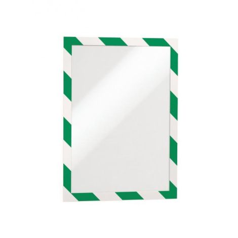 Öntapadó Duraframe Security A4, zöld-fehér, 2 db-os csomag