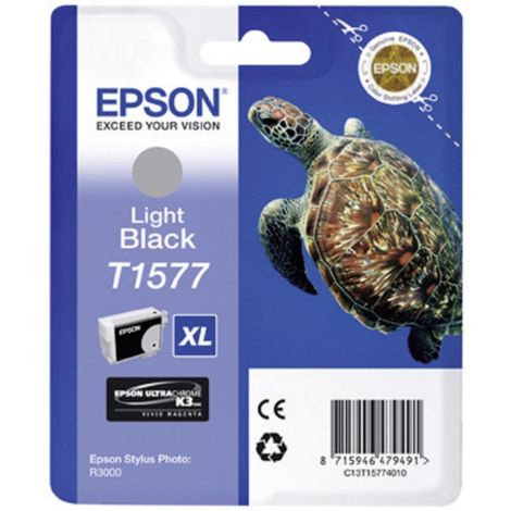 Epson T1577 tintapatron, világos fekete (light black), eredeti