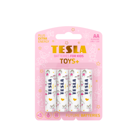 TESLA - elemek AA TOYS GIRL, 4 db, LR06 11060421